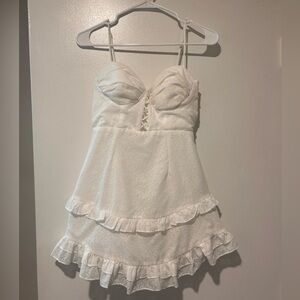 WHITE SUNDRESS - SIZE SMALL